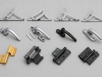 Aluminium accessories and hardware